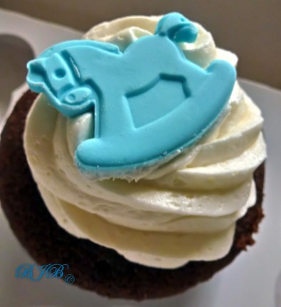 Cupcake baby blue